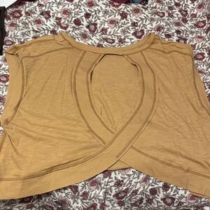 FP Movement by Free People Tan Crop Top